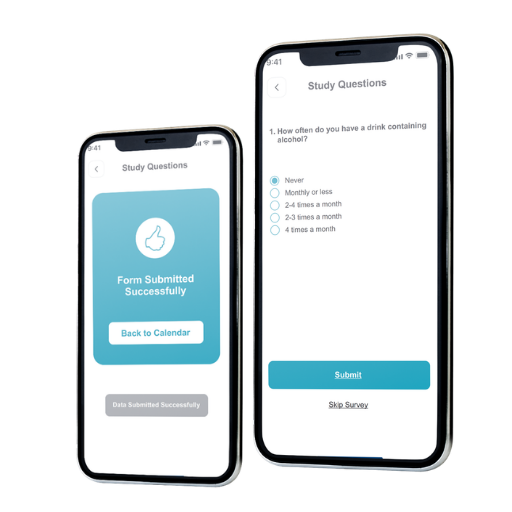 Daily questionnaires and reminders