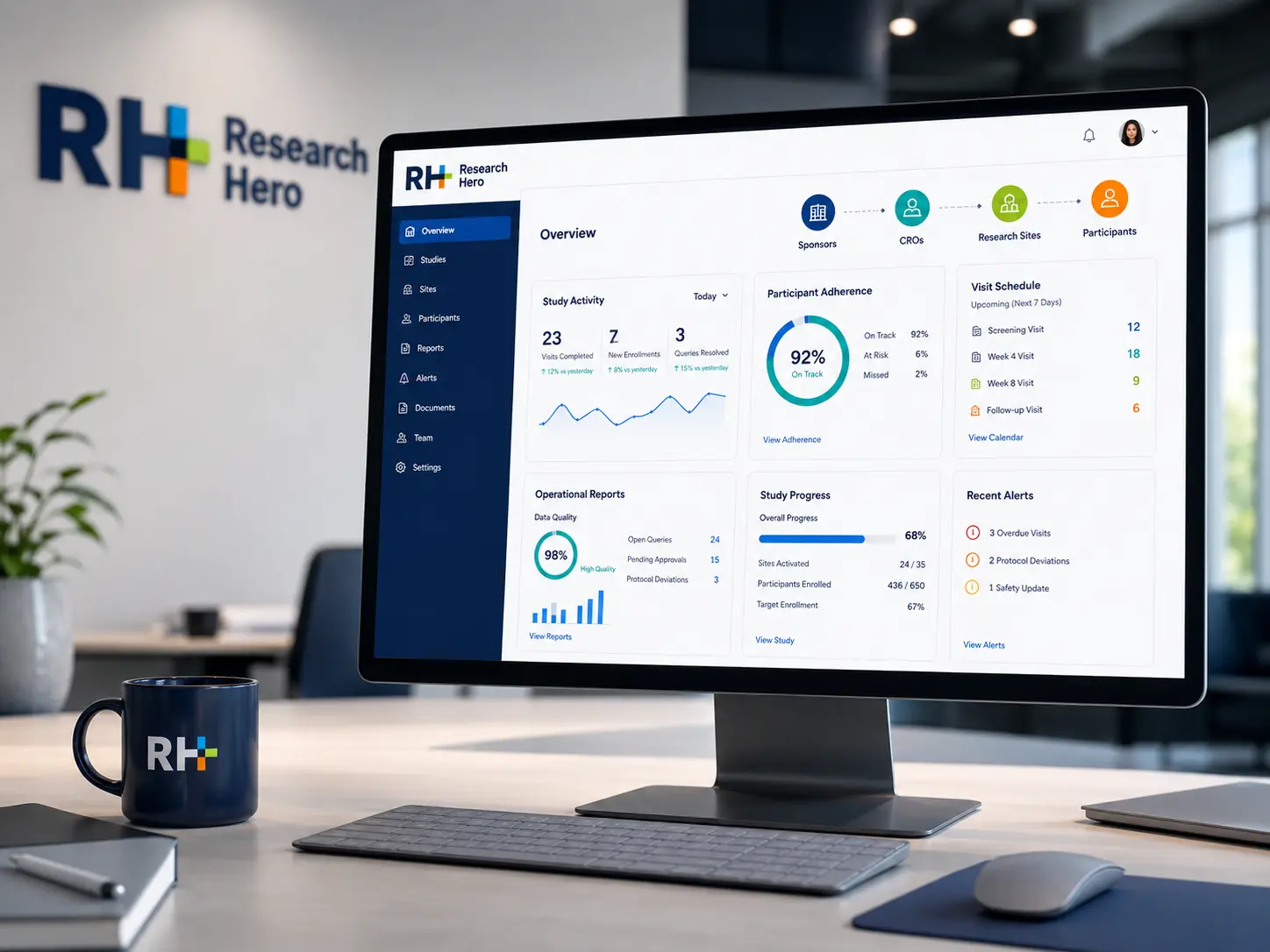 Research Hero connected clinical research platform